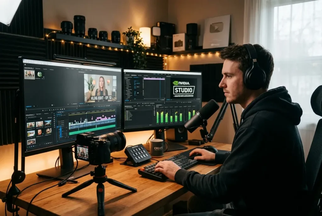Nvidia Studio otimiza edição de vídeo e fotos